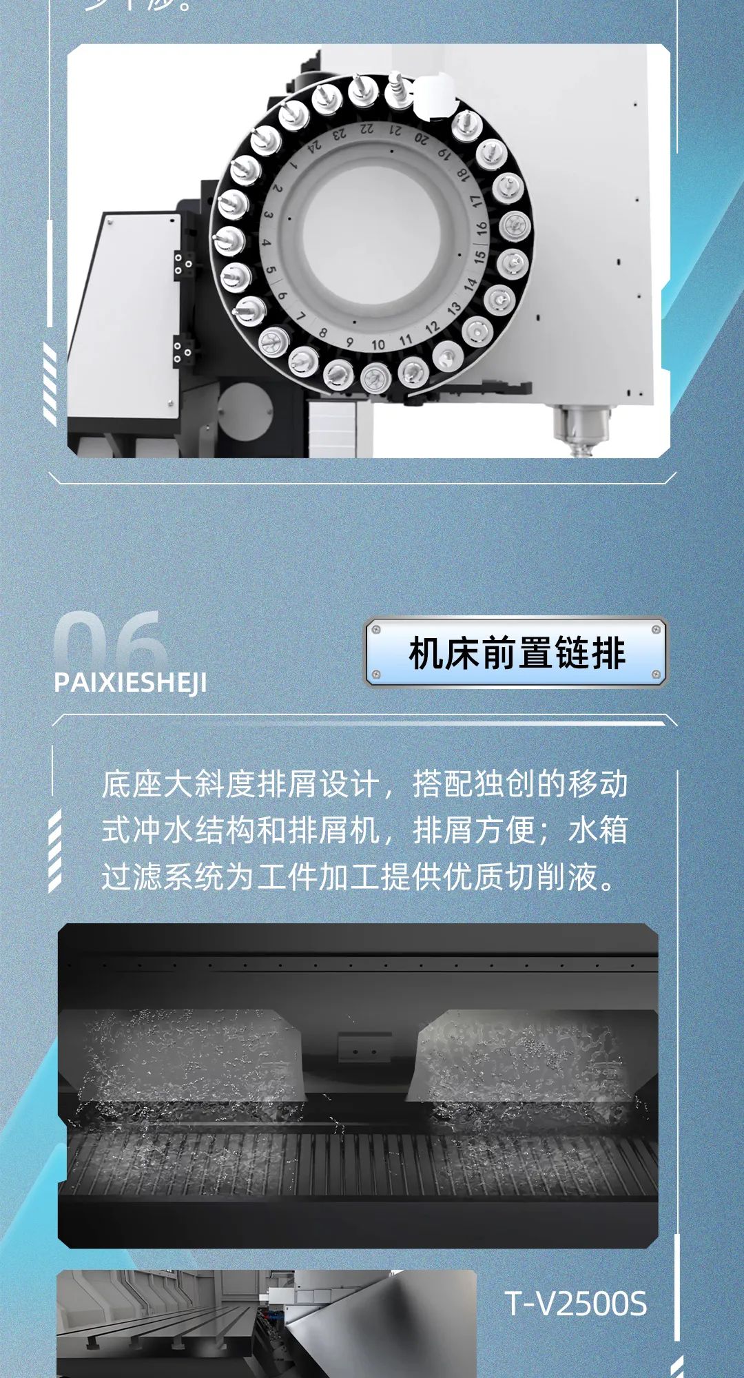 高速高效輕切削加工：型材加工中心T-V2500S